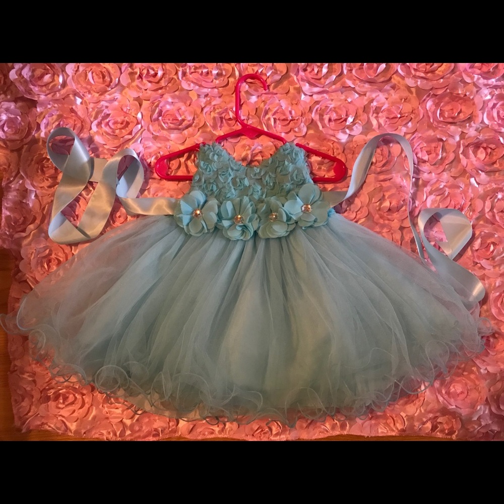 Aqua dress